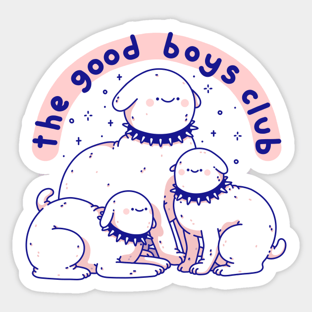 the good boys club Sticker by odsanyu